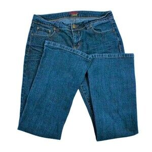 Vintage Bongo Flirty Womens Size 29.5 Jean Blue Denim Low Rise Flared READ